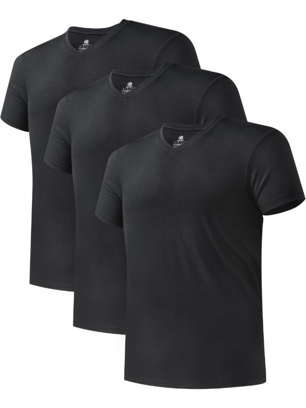 Ultra Soft Micro Modal Men's Undershirts, Comfortable T-Shirts, 3-Pack Set